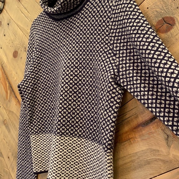 Anthro Moth Nightsnow Wool Turtleneck L - Picture 5 of 7